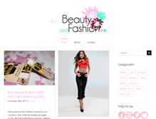 Tablet Screenshot of aboutbeautyfashion.com